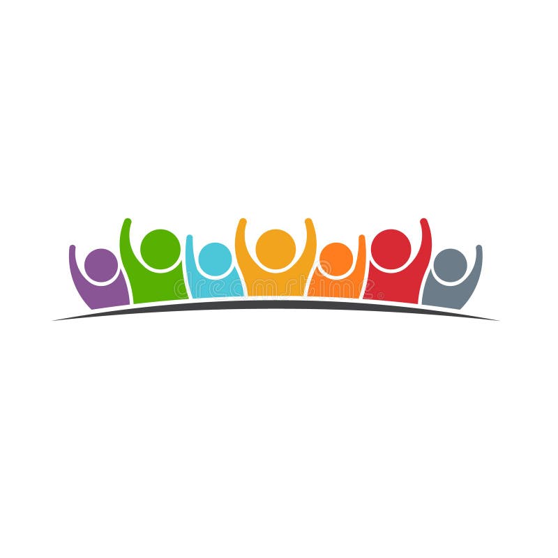 Leutefreundschaftsillustration stock abbildung Leutefreundschaftsillustration stock abbildung