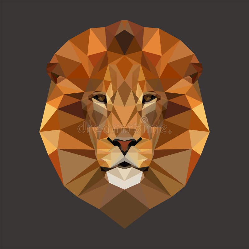 Polygonal Lion Head. Lion. Low Poly Animal. Geometric Lion. Cool Logo Stock Vector - Illustration of design, king: 223128226 Polygonal Lion Head. Lion. Low Poly Animal. Geometric Lion. Cool Logo Stock Vector - Illustration of design, king: 223128226