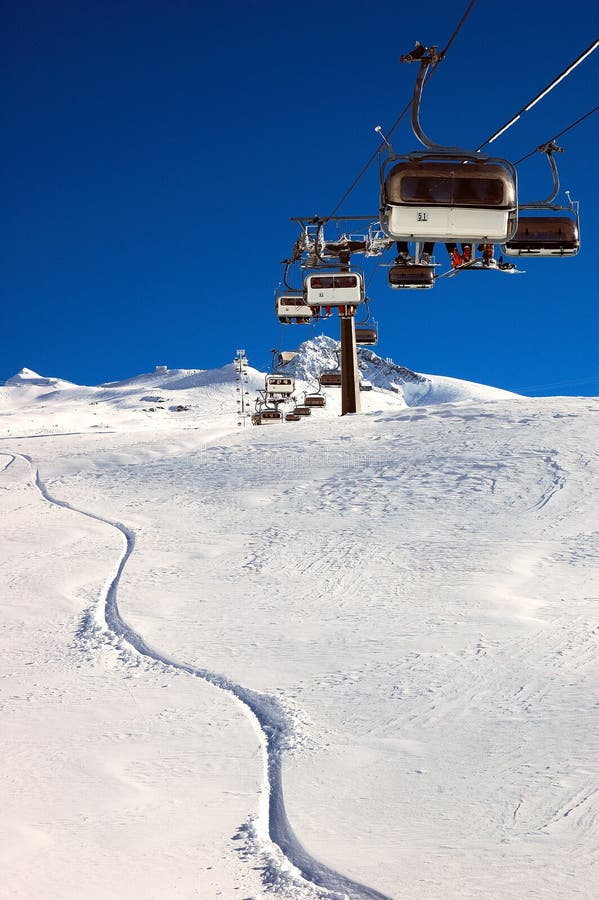 Remontée mécanique photographie stock libre de droits