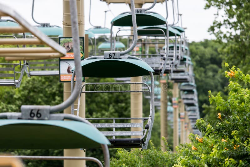 Remontée mécanique images stock