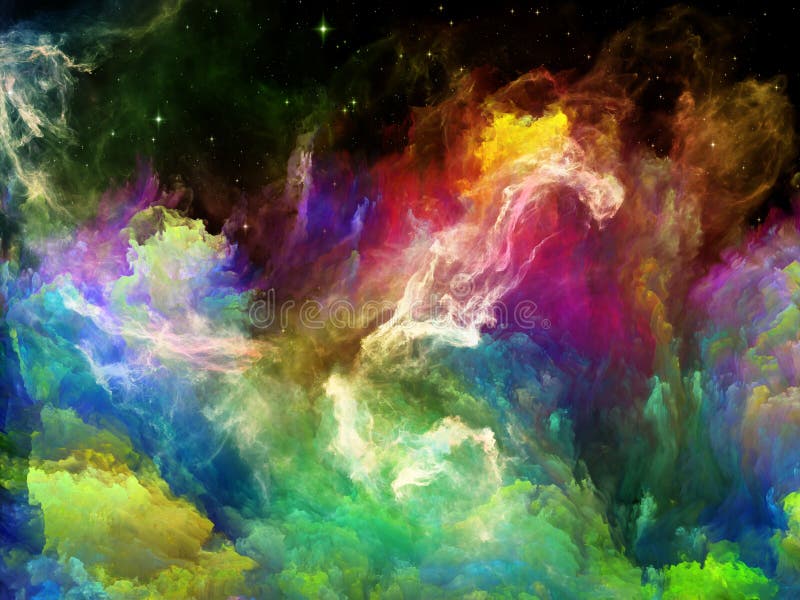 Nebula Surface series. Artistic abstraction composed of color clouds and fractal elements on the subject science, technology and education. Nebula Surface series. Artistic abstraction composed of color clouds and fractal elements on the subject science, technology and education