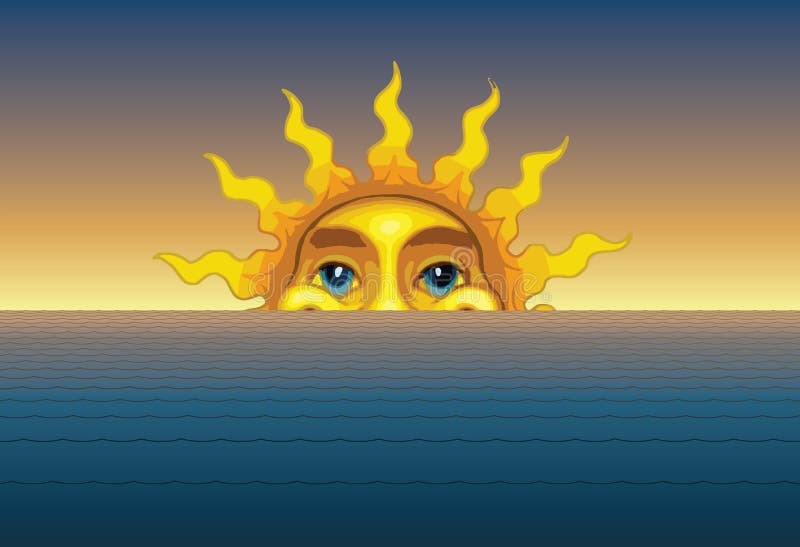 Dessin De Coucher Du Soleil Ou De Lever De Soleil Stock Illustrations Vecteurs Clipart 543 Stock Illustrations