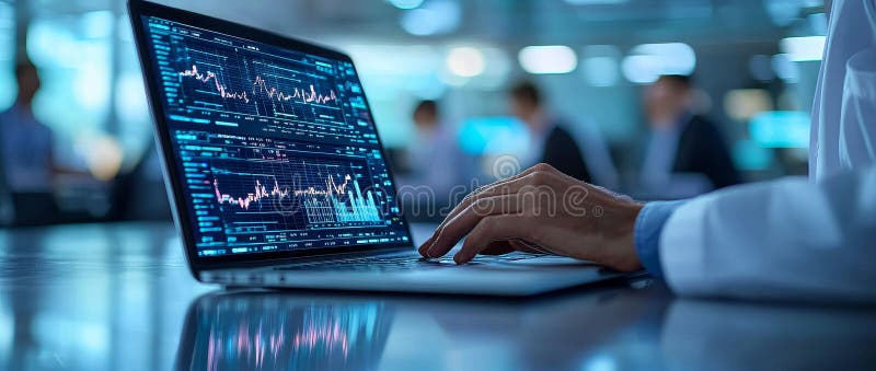 By leveraging data analytics tools, doctors can assess trends in patient outcomes and population health stock photos