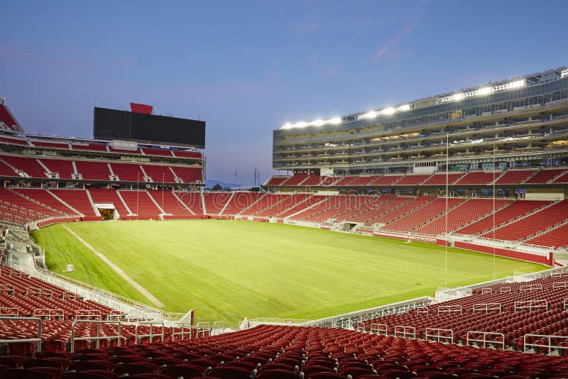 LEVI&#x27;S Stadium, night scene, Santa Clara City, silicon valley. LEVI&#x27;S Stadium, night scene, Santa Clara City, silicon valley