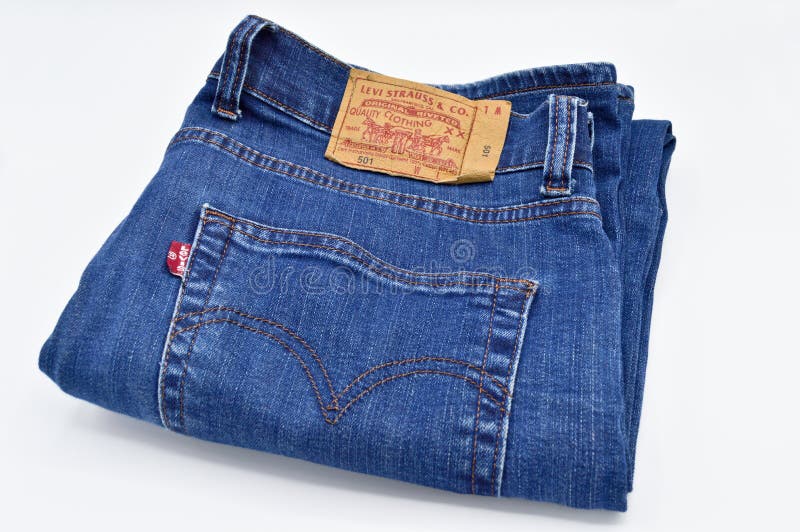 Levi Strauss 501 label editorial stock photo. Image of jeans - 144711573