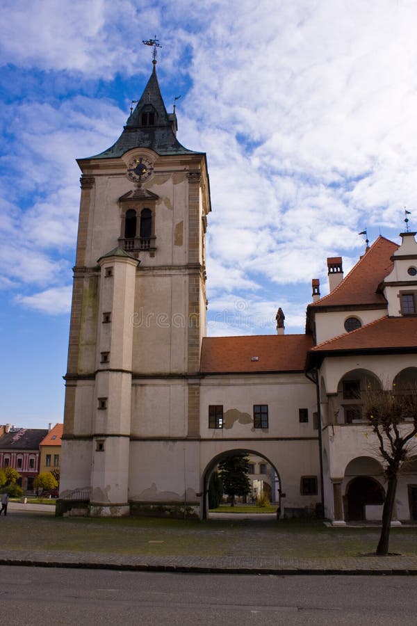 veža v centre mesta Levoča