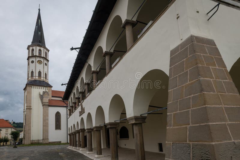 Levoča Stará radnica s vežou Baziliky sv. Jakuba, Slovensko