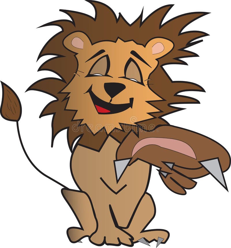 lew royalty ilustracja lew royalty ilustracja