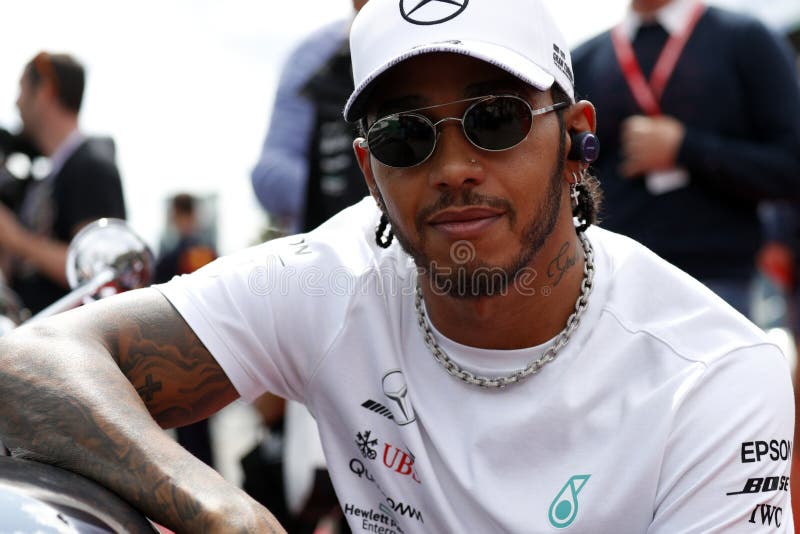 Monza, Italy. 6-8 September 2019. Formula 1 Grand Prix of Italy. Lewis Hamilton of Mercedes AMG Petronas Motorsport in the paddock during the Formula One Grand Prix of Italy