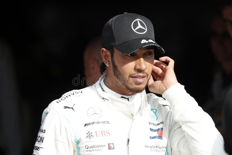 Lewis Hamilton. Monza, Italy. 6-8 September 2019. Formula 1 Grand Prix of Italy. Lewis Hamilton of Mercedes AMG Petronas Motorsport in parc ferme after the F1 stock photos