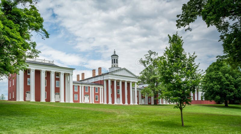 Lexington Virginia/USA â€“ May 27 2017: Washington and Lee University Washington Hall