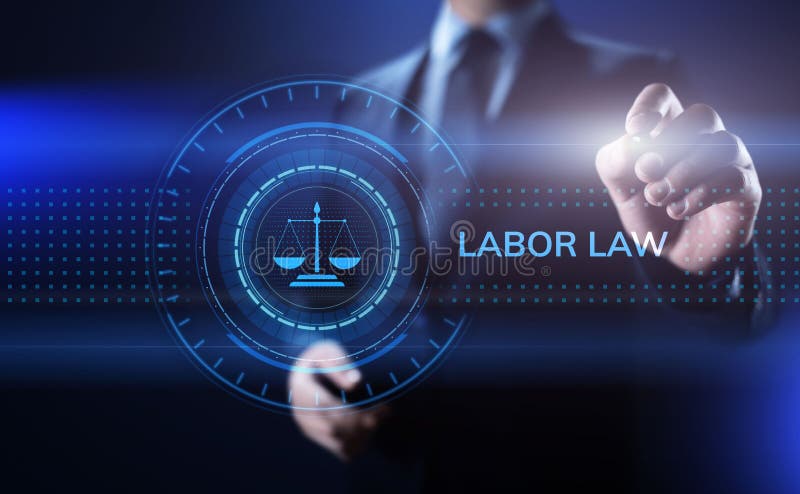Ley laboral, abogado, abogado en la ley, concepto del negocio del asesoramiento jur?dico en la pantalla imagenes de archivo Ley laboral, abogado, abogado en la ley, concepto del negocio del asesoramiento jur?dico en la pantalla imagenes de archivo