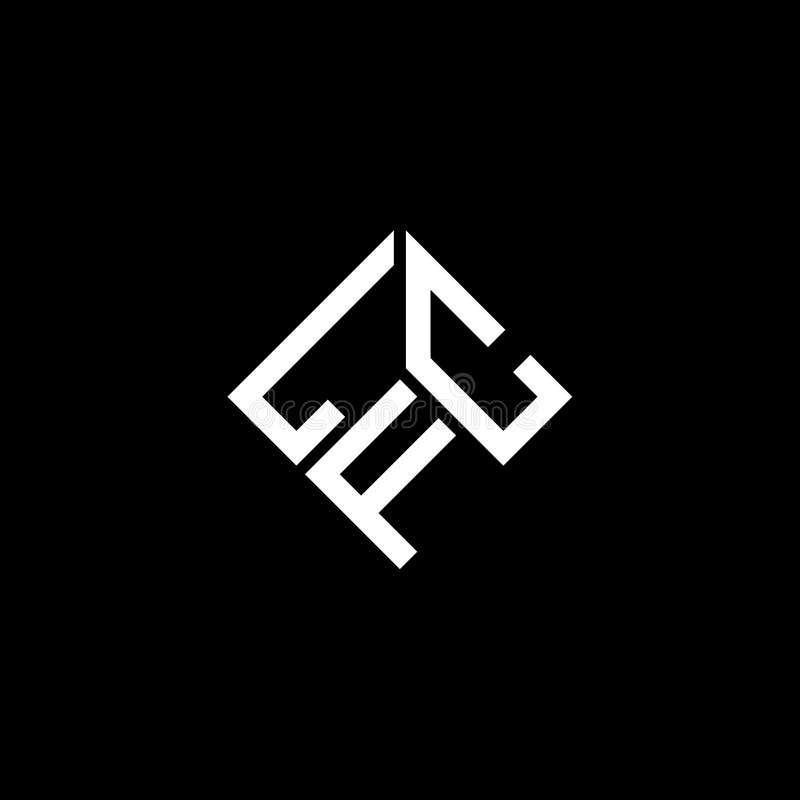 LFC Letter Logo Design on Black Background. LFC Creative Initials