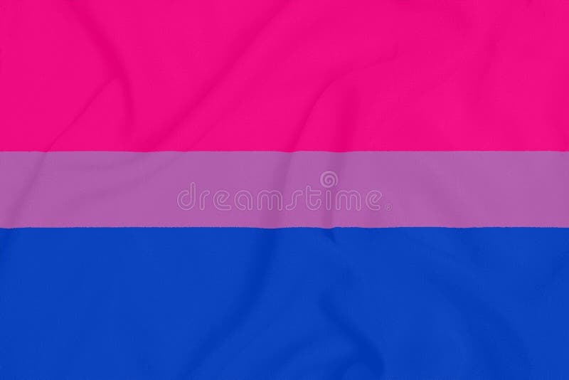 LGBT Bisexual-stolthetsflagga på en texturerad struktur Primär symbol