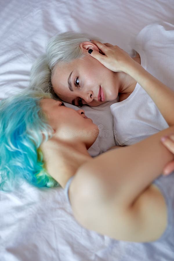 Sexy Young Lesbians In Bed