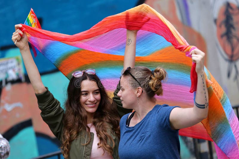 LGBT dumy parada zdjęcie stock LGBT dumy parada zdjęcie stock