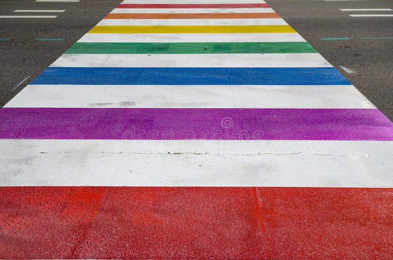 Salem MA Rainbow Crosswalk Church Pride Month Digital Download JPG