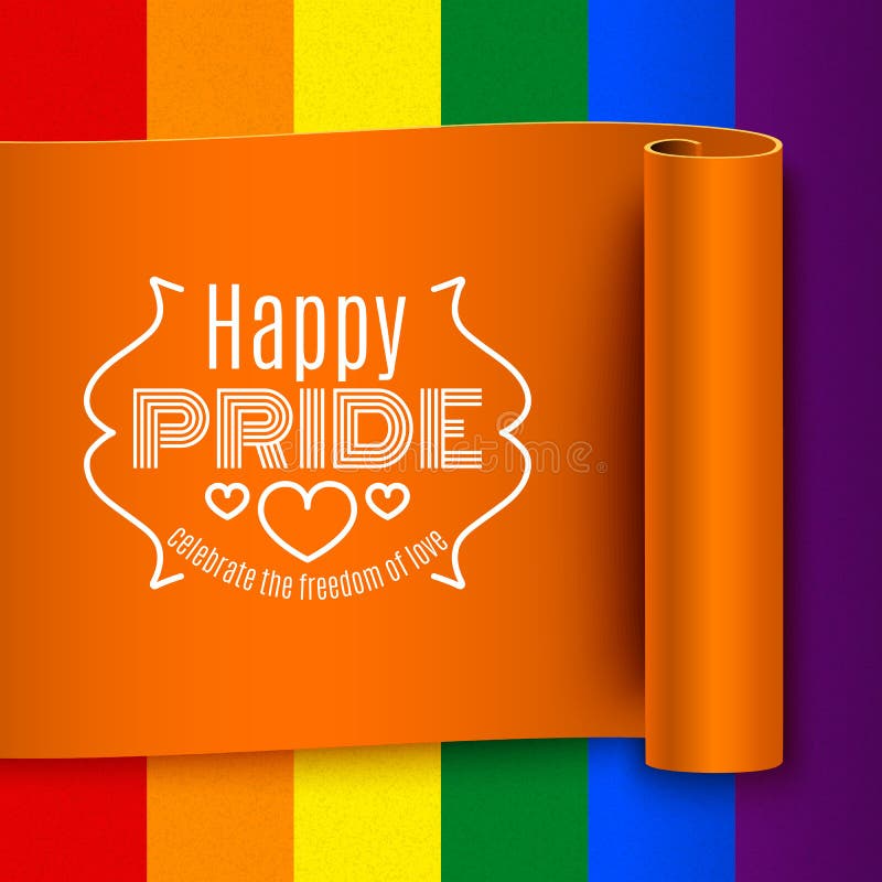 Premium Vector  Bow and ribbon with rainbow colors pride day bow