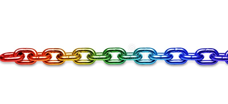 LGBT-Regenbogen-Ketten-Hintergrund stockbild LGBT-Regenbogen-Ketten-Hintergrund stockbild