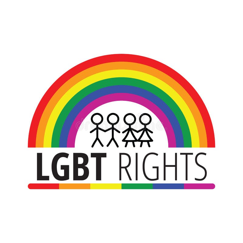 Lgbt Rights Rainbow Sign Stock Vector Illustration Of Emblem 118318464