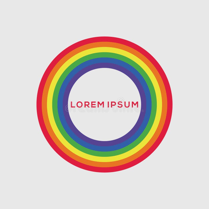 LGBT-servicesymbolet i regnbåge färgar med bokstäver Symboler logomall Beståndsdel för design för modern plan vektorillustration royaltyfri illustrationer LGBT-servicesymbolet i regnbåge färgar med bokstäver Symboler logomall Beståndsdel för design för modern plan vektorillustration royaltyfri illustrationer