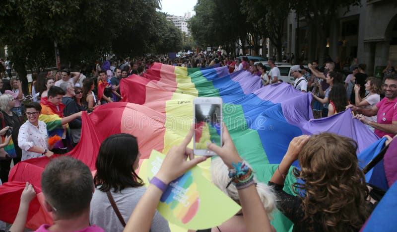 LGBT-stolthetberömmar i breda mallorca