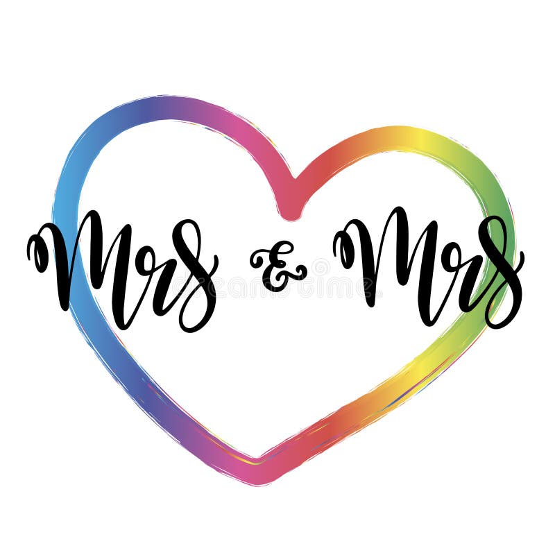 Lgbt pride lettering for gay marriage. Vector illustration for wedding invitation, save the date welcome cards in rainbow colors. EPS10. Lgbt pride lettering for gay marriage. Vector illustration for wedding invitation, save the date welcome cards in rainbow colors. EPS10