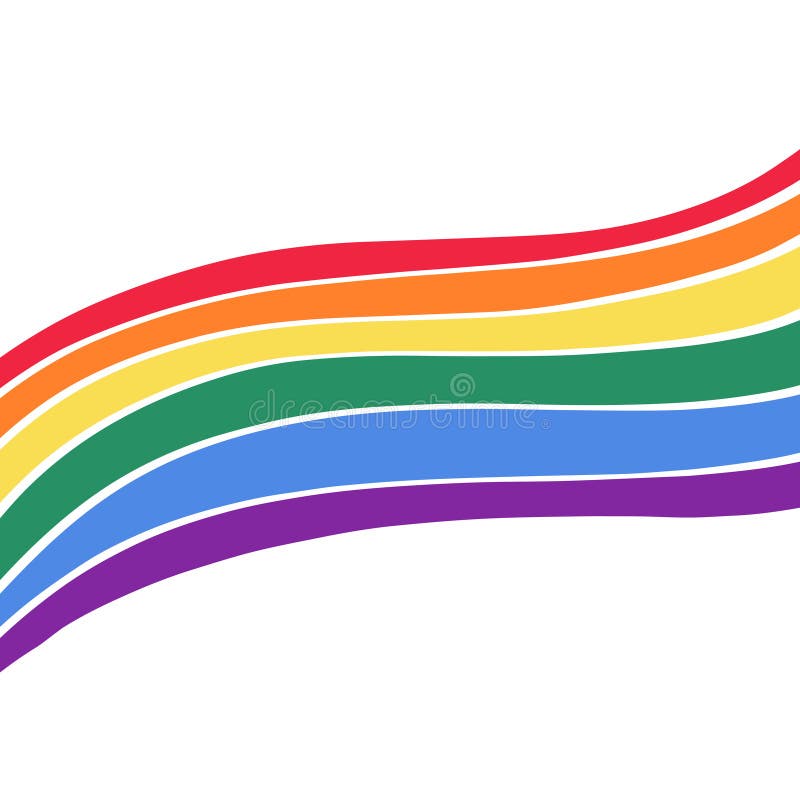 LGBTQ+-Flaggenband Symbolband Des Stolzes LGBT ...