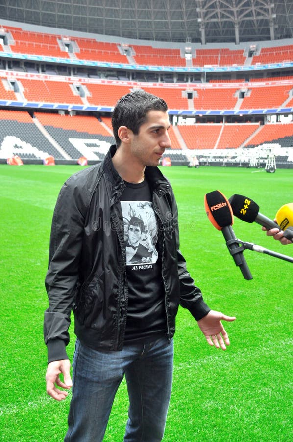 Mkhitaryan Henrikh Forward of Football Club Shakhtar Editorial Stock Image  - Image of friendship, active: 31294669