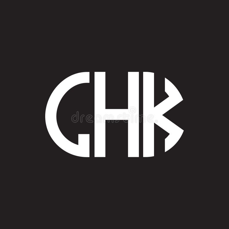 LHK Letter Logo Design on Black Background. LHK Creative Initials ...