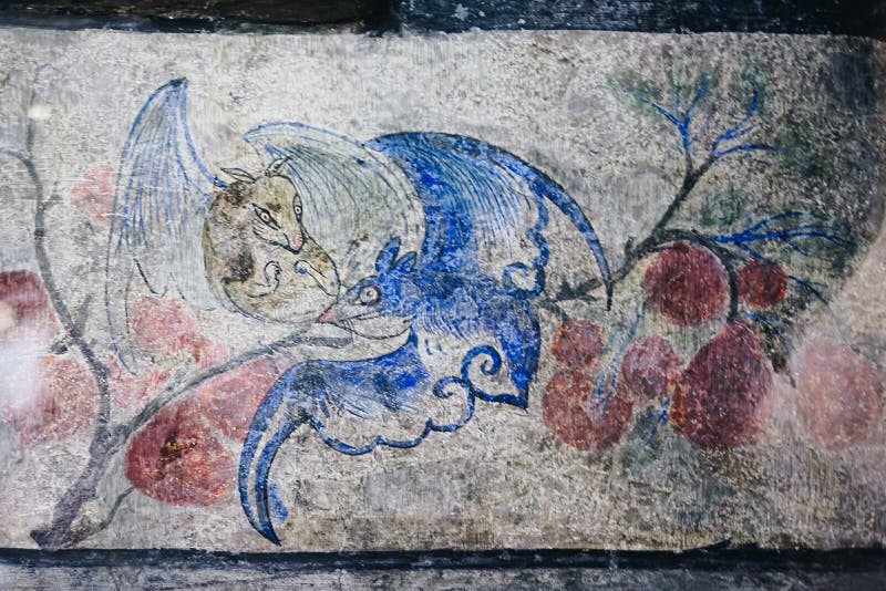 Lhong 1919, 100 jaar muurschildering het schilderen op de muur stock afbeeldingen Lhong 1919, 100 jaar muurschildering het schilderen op de muur stock afbeeldingen