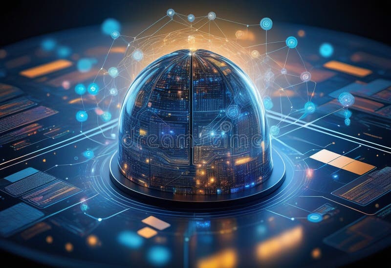 Liberare il potere della scienza dei dati e delle grandi tecnologie dei dati royalty illustrazione gratis