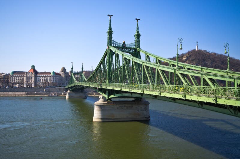Liberty Bridge In Budapest, Hungary Stock Image - Image of hungarian