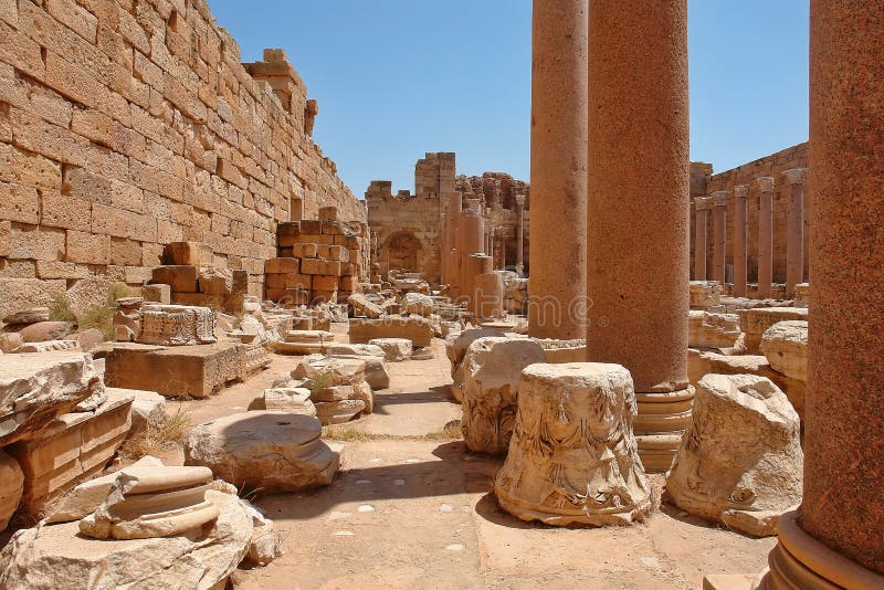 Libia,, romano la ciudad, herencia paginas.