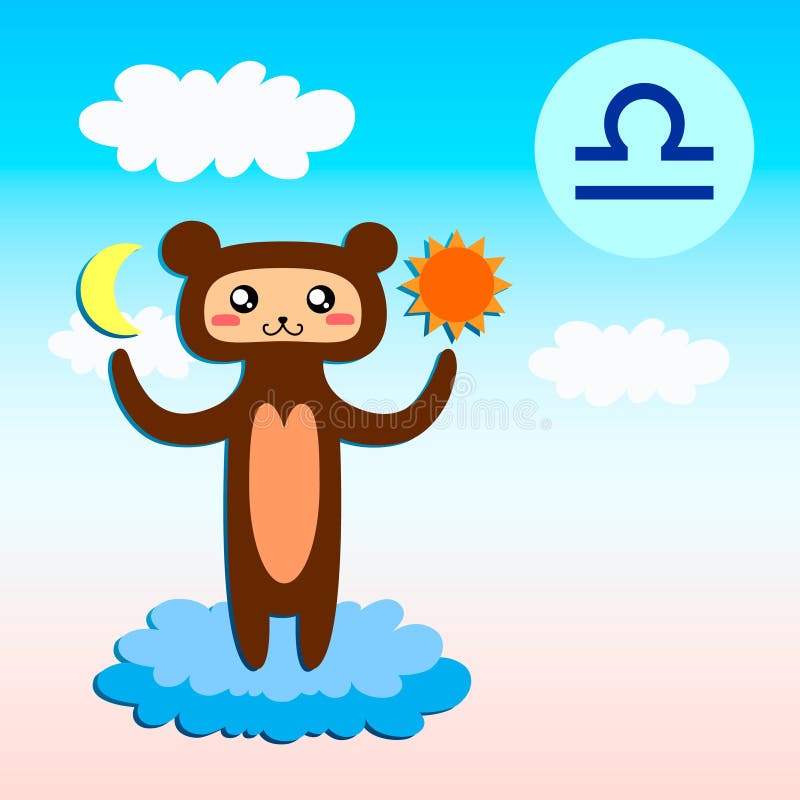 Libra del segno dello zodiaco royalty illustrazione gratis Libra del segno dello zodiaco royalty illustrazione gratis