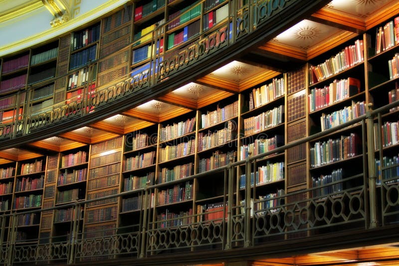 Libri nel British Museum, sala lettura.