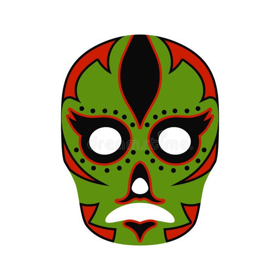 Wrestling Mask Template Stock Illustrations 155 Wrestling Mask