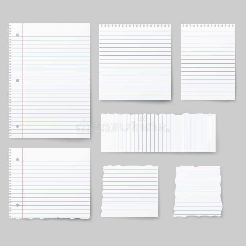 Libro Blanco en blanco, papel de nota aislado en fondo ilustración del vector Libro Blanco en blanco, papel de nota aislado en fondo ilustración del vector