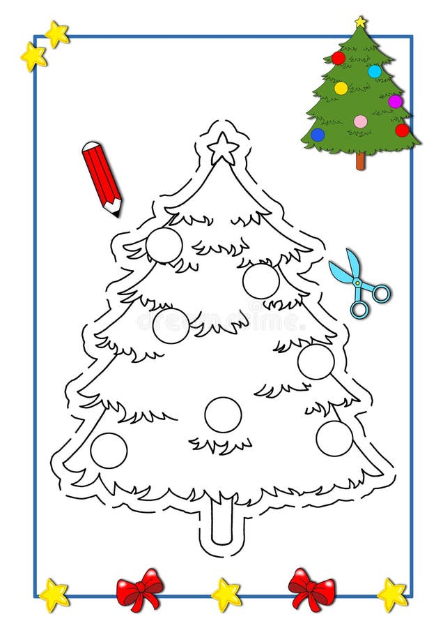 Libro de colorante de la Navidad 9 libre illustration Libro de colorante de la Navidad 9 libre illustration