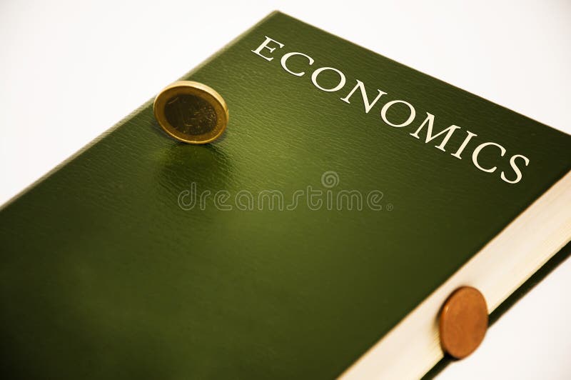 Libro de la economía fotos de archivo Libro de la economía fotos de archivo