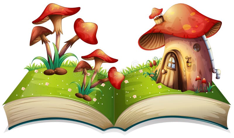 Libro del fungo illustrazione vettoriale Libro del fungo illustrazione vettoriale