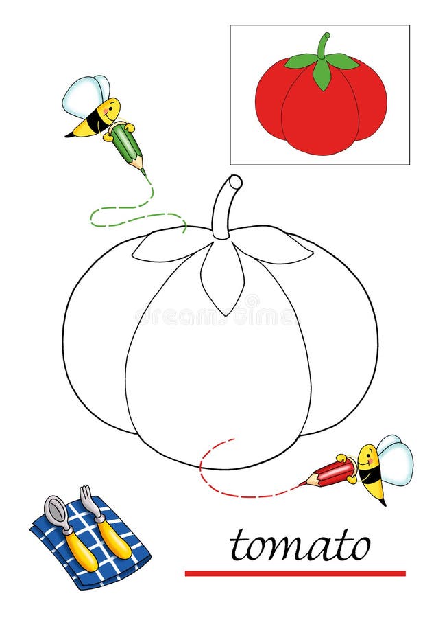 Libro di coloritura per i bambini 4 illustrazione vettoriale Libro di coloritura per i bambini 4 illustrazione vettoriale