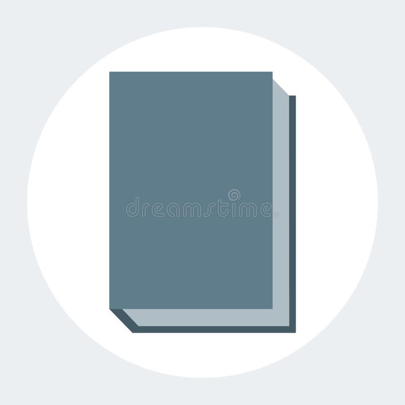 libro en fondo gris de los colores planos del diseño stock de ilustración libro en fondo gris de los colores planos del diseño stock de ilustración