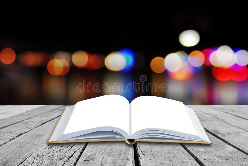 Libro magico aperto per scienza, istruzione o religione fotografia stock