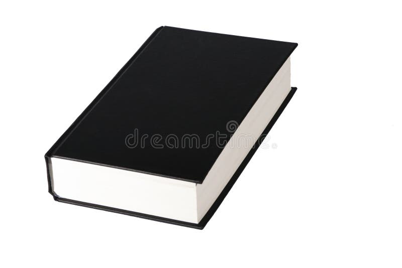 Libro negro fotos de archivo