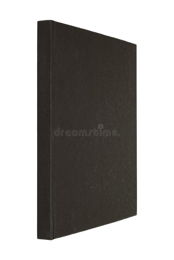 Libro nero isolato su bianco immagini stock libere da diritti Libro nero isolato su bianco immagini stock libere da diritti