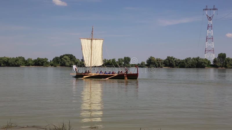 Liburna, римский военный корабль на Дунае