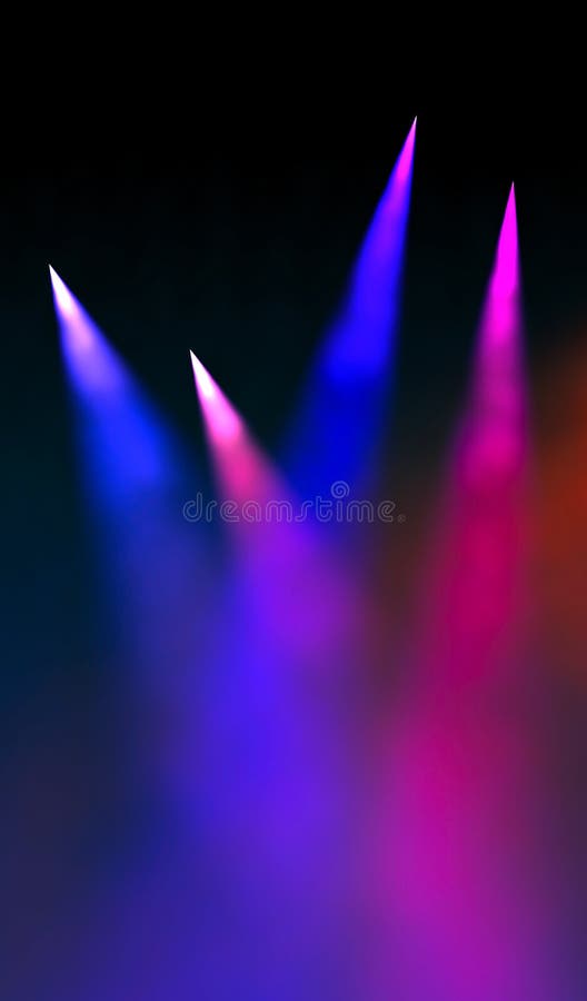 Lichtshow stock afbeelding