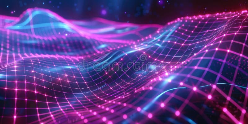 Lichtcomputerwelle lizenzfreie stockfotografie