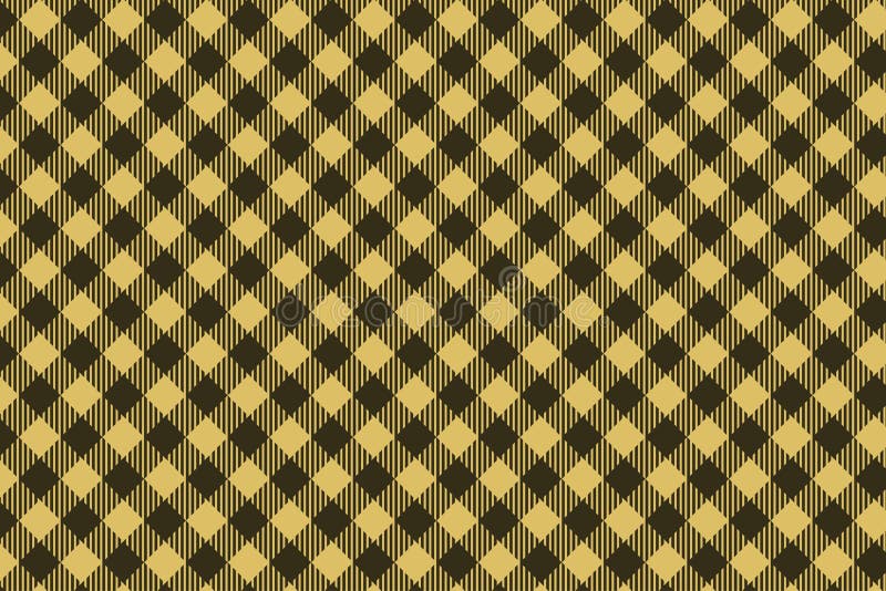 Lichte bruin - het zwarte naadloze patroon van de Houthakkersplaid vector illustratie Lichte bruin - het zwarte naadloze patroon van de Houthakkersplaid vector illustratie